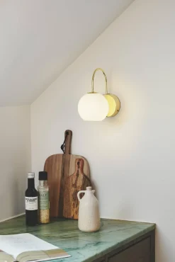 Lampa ścienna FRANCA Nordlux E14 40W Metal Mosiądz