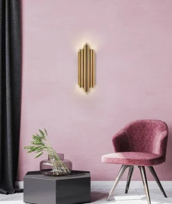 Lampa ścienna HARMONIC złota (MSE010100304) - Moosee