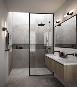 Lampa ścienna HELVA Nordlux LED Tworzywo sztuczne Czarny