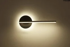 Lampa ścienna HORIZON czarna (MSE010100334) - Moosee