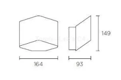 Lampa ścienna, kinkiet JET biały (05-3980-14-14) Leds-C4