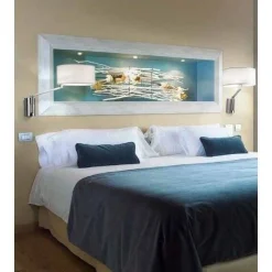 Lampa ścienna, kinkiet TWIST kol. BIAŁY / NIKIEL (05-2817-81-14) - Leds-C4