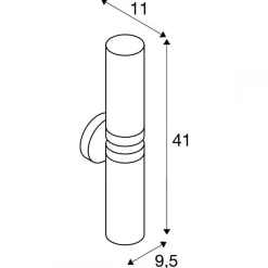 Lampa ścienna, kinkiet Wl 106 (1002229) - SLV