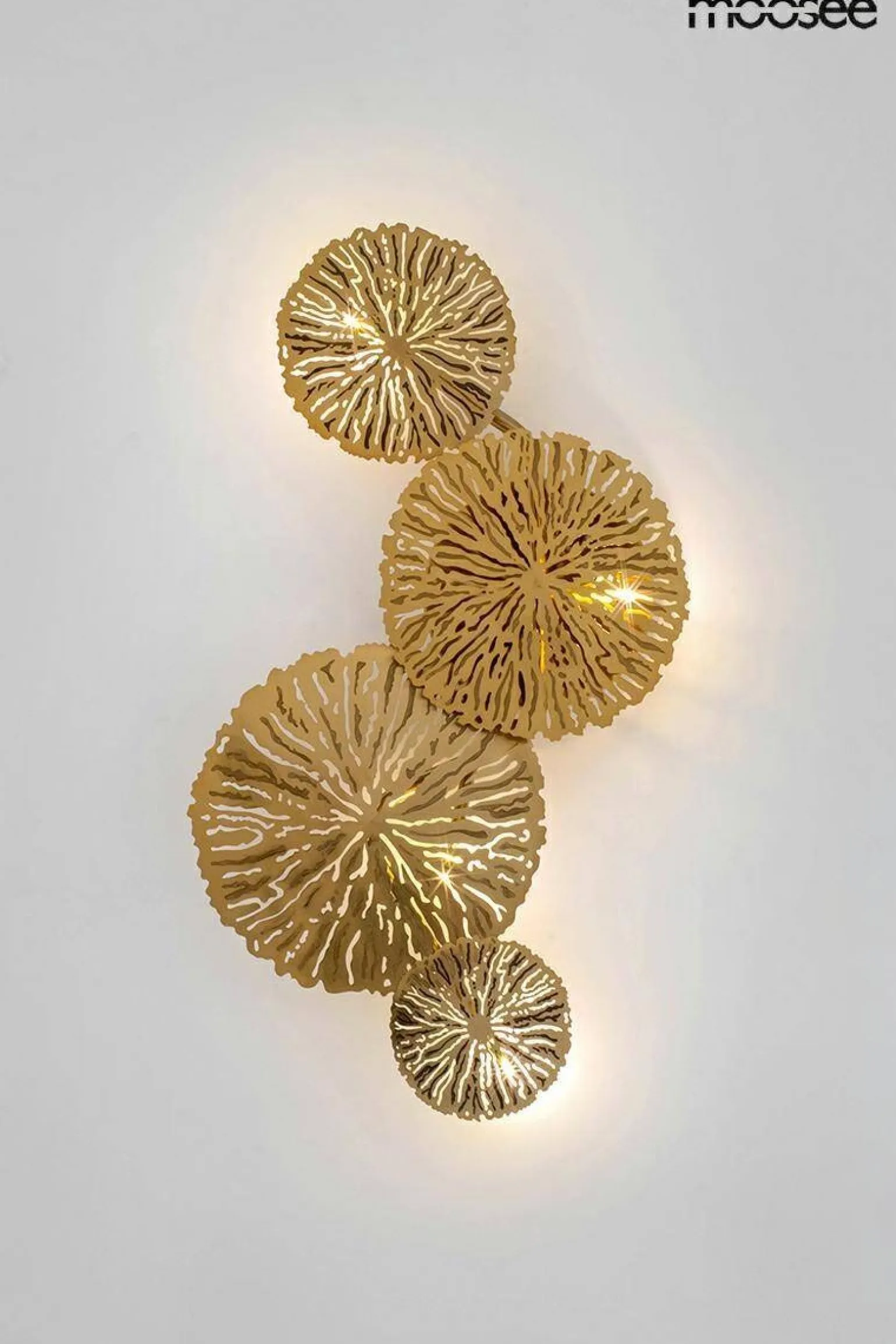 Lampa ścienna LIRIO 4 złota (MSE1501100178) - Moosee