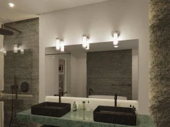 Lampa ścienna LUENA E14 max. 20W IP44 230V szkło chrom / metal (PL71076) - PAULMANN