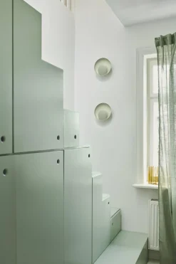 Lampa ścienna MARSI Nordlux LED Metal Zakurzona zieleń