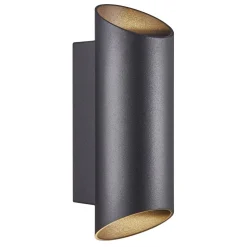 Lampa ścienna NICO Nordlux GU10 2x35W Aluminium Czarny