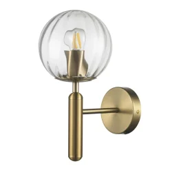 Lampa ścienna PALLA złota 15 cm (F070 transparent) - Step into Design