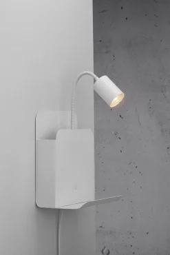 Lampa ścienna ROOMI Nordlux GU10 35W Metal Biały