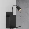 Lampa ścienna ROOMI Nordlux GU10 35W Metal Czarny