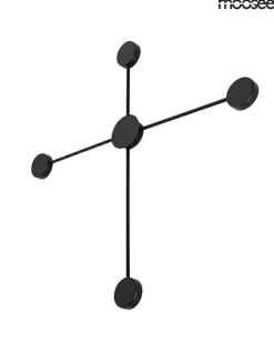 Lampa ścienna SHADOW 4 CLOSE czarna (MSE010100245) - Moosee