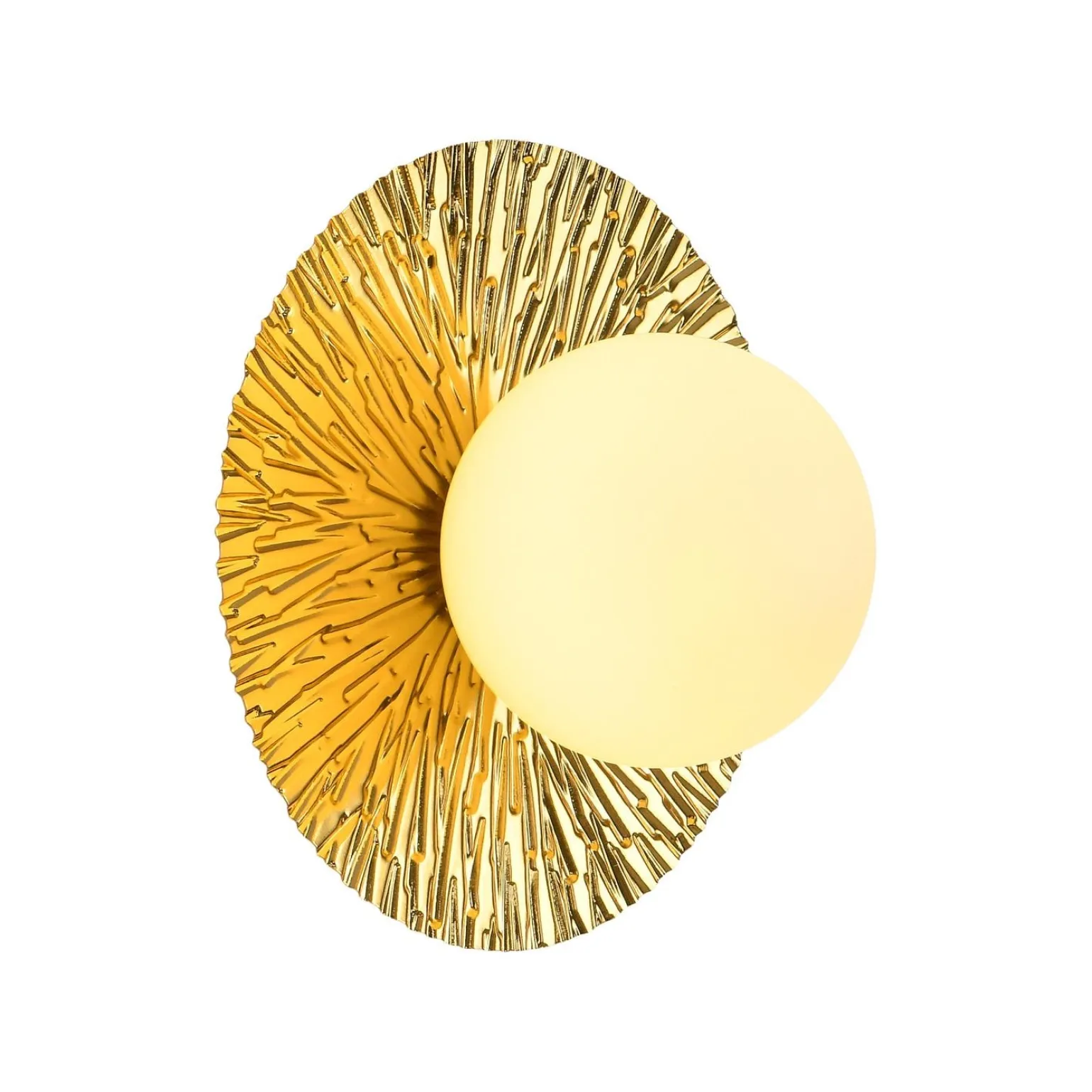 Lampa ścienna SUN M złota 35 cm (ST-FB230946-D35) - Step into Design