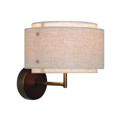 Lampa ścienna TAKAI Nordlux E27 25W Tekstylia Beżowy