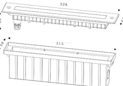 Lampa do montażu w podłożu LINE II 3000K (D730262)