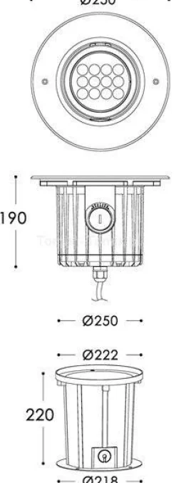 Lampa do montażu w podłożu SOFT FLEX 18 (D730266)