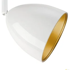 Lampa do szynoprzewodu 1 fazowego PARA CONE 14 biały/złoty (1008053) - SLV