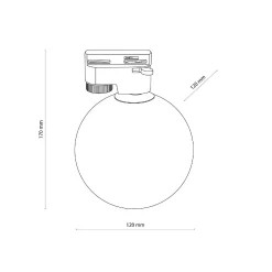 Lampa do szynoprzewodu TRACER BURSZTYN G_9 (4924) - TK Lighting