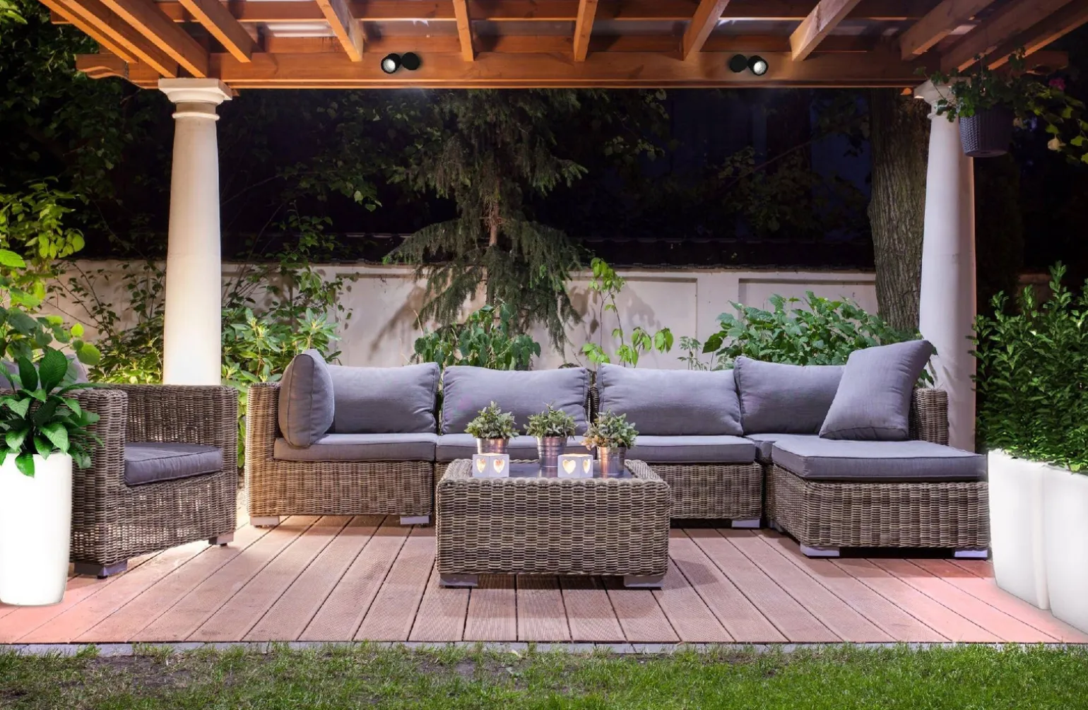 Lampa donica kwadratowa FLOWERPOT L (9713) - Nowodvorski