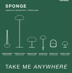 Lampa na baterie SPONGE Nordlux LED Tworzywo sztuczne Biały