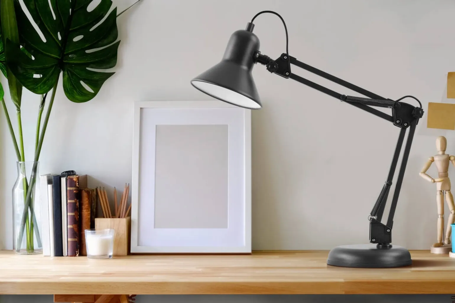 Lampa na biurko Tiago (TB-29743-BK) - Italux