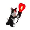 Lampa na komodę do pokoju dziecka Kot Gato Czarny (TL0103) - Yaskr