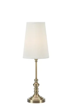 Lampa na komodę NOBLE Table 1L 56cm Offwhite/Antique Brass (108969) Markslojd