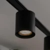 Lampa na szynie, sterowana aplikacją Slim Magnetic Track Czarny Tube 6W LED Tuya CCT (ML2201) - Milagro