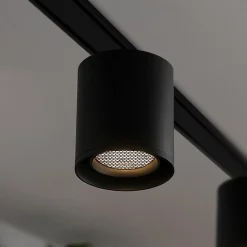 Lampa na szynie, sterowana aplikacją Slim Magnetic Track Czarny Tube 6W LED Tuya CCT (ML2201) - Milagro