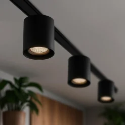 Lampa na szynie, sterowana aplikacją Slim Magnetic Track Czarny Tube 6W LED Tuya CCT (ML2201) - Milagro