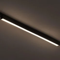 Lampa na szynie, sterowana aplikacją Slim Magnetic Track Czarny 61cm 20W LED Tuya CCT (ML2197) - Milagro