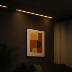 Lampa na szynie, sterowana aplikacją Slim Magnetic Track Czarny 91cm 30W LED Tuya CCT (ML2199) - Milagro