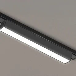 Lampa na szynie, sterowana aplikacją Slim Magnetic Track Czarny 23cm 10W LED Tuya CCT (ML2195) - Milagro