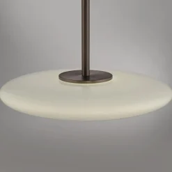 Lampa nad stół z pilotem i z płynną regulacją wysokości PURE E-VITRUM CIEMNOBRĄZOWY (2084-34) - Paul Neuhaus