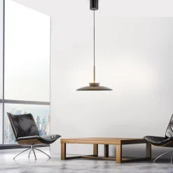 Lampa nad stół z płynną regulacją wysokości PURE E-MOON BRĄZOWY (2195-97) - Paul Neuhaus