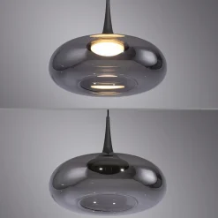 Lampa nad stół z płynną regulacją wysokości POSH SZARA (15692-15) - Paul Neuhaus