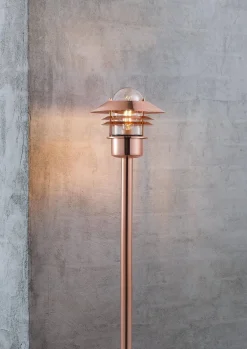 Lampa ogrodowa BLOK Nordlux E27 60W Miedź Miedziany