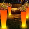 Lampa ogrodowa donica FLOWER POT XL LED RGBW 16 kolorów 115 cm (ES-FL024) - Step into Design
