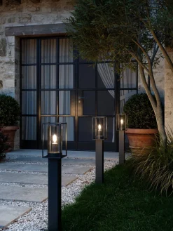 Lampa ogrodowa GRIFFIN Nordlux E27 15W Metal Przydymiony