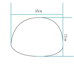 Lampa ogrodowa półkula ATMOSPHERE M LED RGBW 16 kolorów 35 cm (ES-B3517) - Step into Design