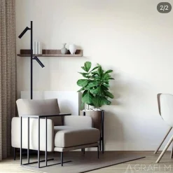 Lampa podłogowa 2 pł. TORRE (7082) - Argon