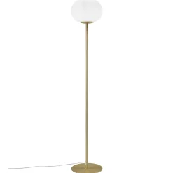 Lampa podłogowa ALTON mleczne szkło / mosiądz (2010514001) - Nordlux