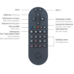 Lampa podłogowa ściemnialna, sterowana Smart Q-ROTATE BRĄZOWA (324-34) - Paul Neuhaus
