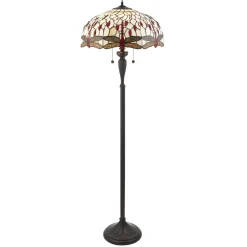 Lampa Podłogowa Dragonfly beige (70940) Tiffany