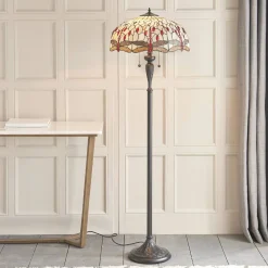 Lampa Podłogowa Dragonfly beige (70940) Tiffany