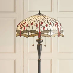 Lampa Podłogowa Dragonfly beige (70940) Tiffany