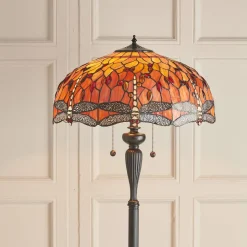 Lampa Podłogowa Dragonfly flame (64070) Tiffany