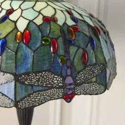 Lampa Podłogowa Dragonfly blue (64069) Tiffany