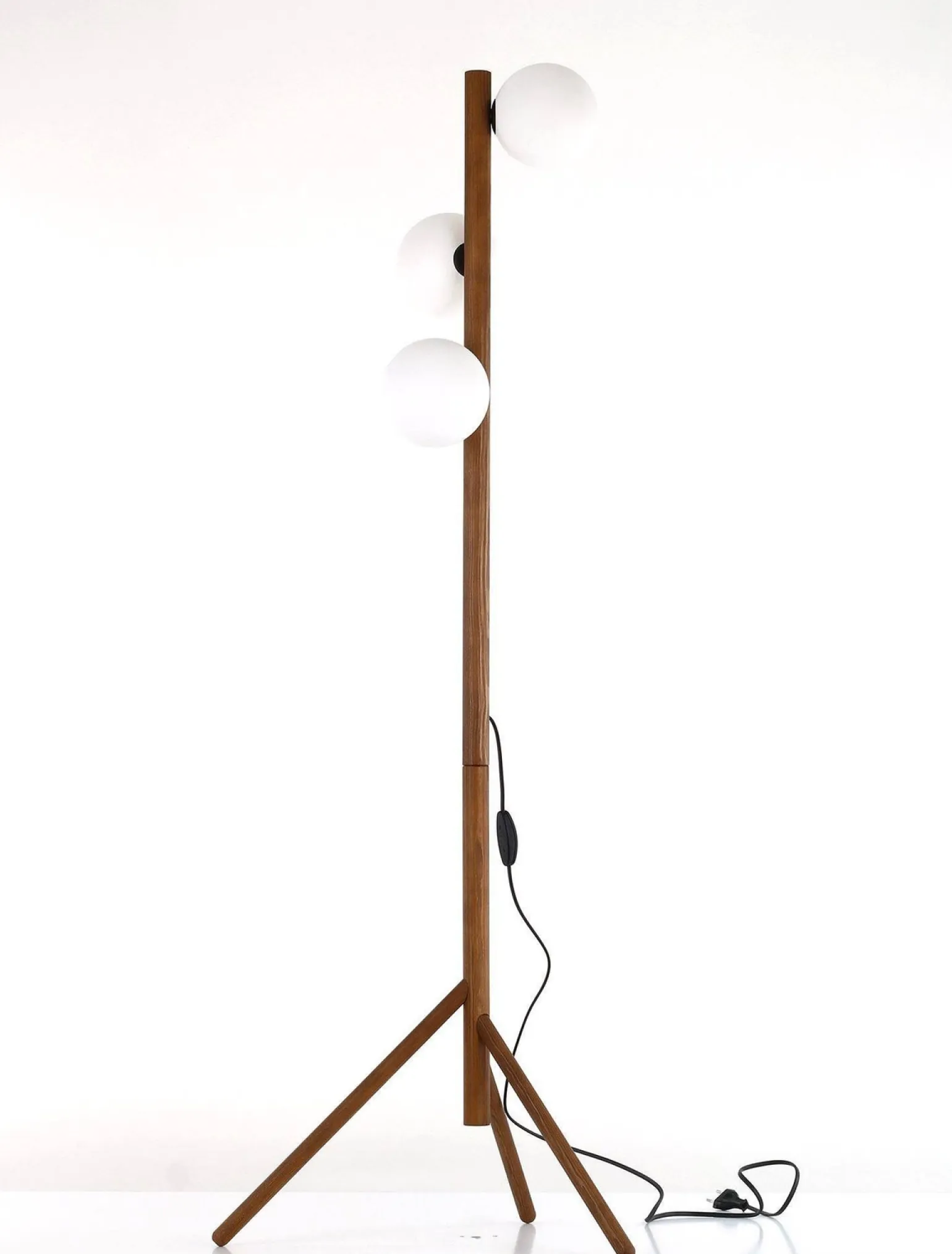 Lampa podłogowa ESTERA WOOD ORZECH 3 PŁ (16045) - TK Lighting