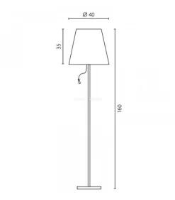 Lampa podłogowa Fjara II (67888) Ramko
