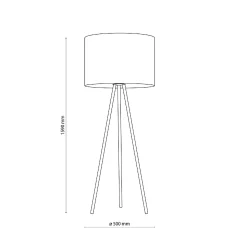 Lampa podłogowa JUTA (5569) - TK Lighting